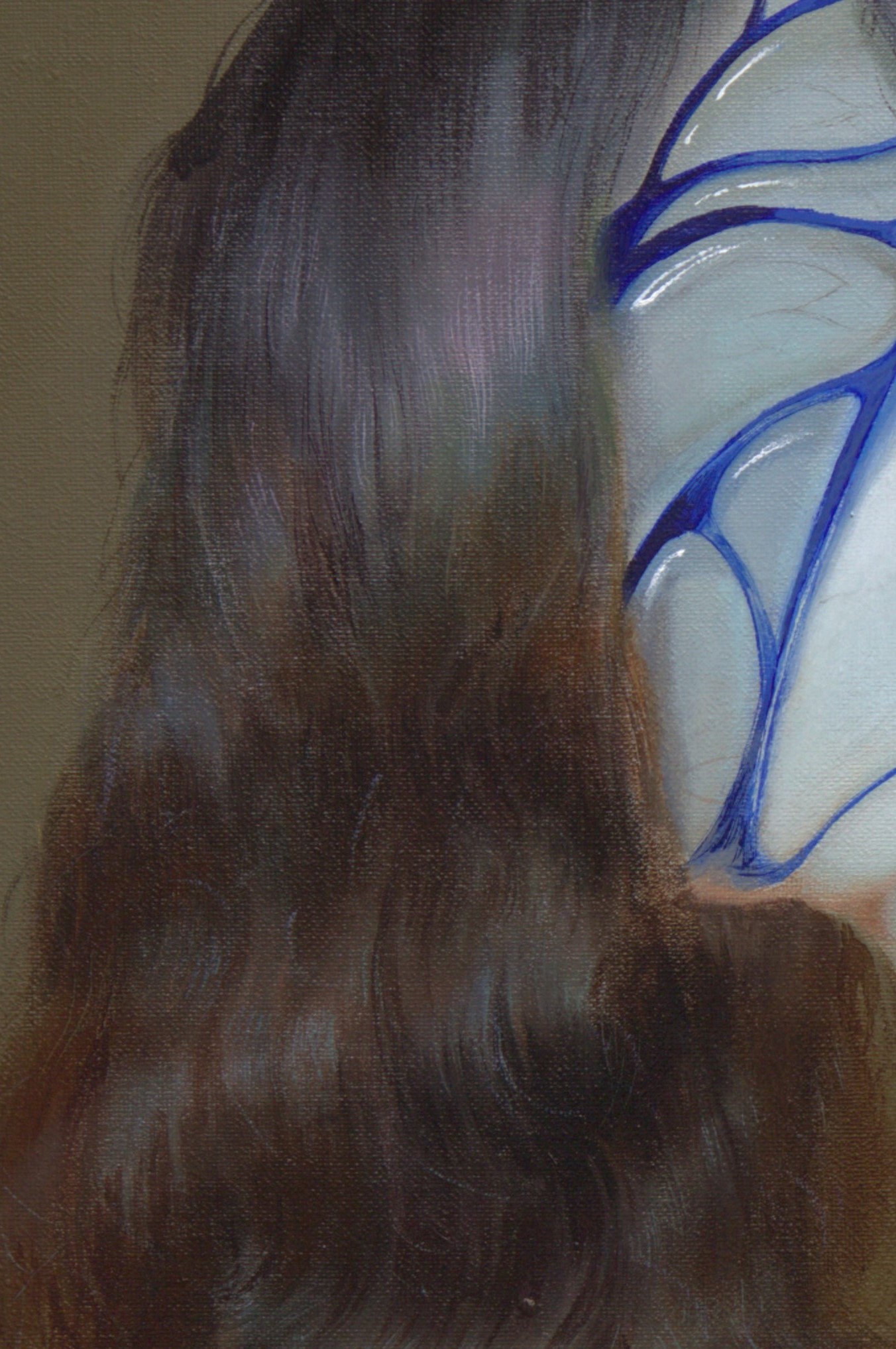 Cross my hearth and hope to die, oil on linen, 50X40cm, 2024 crop1