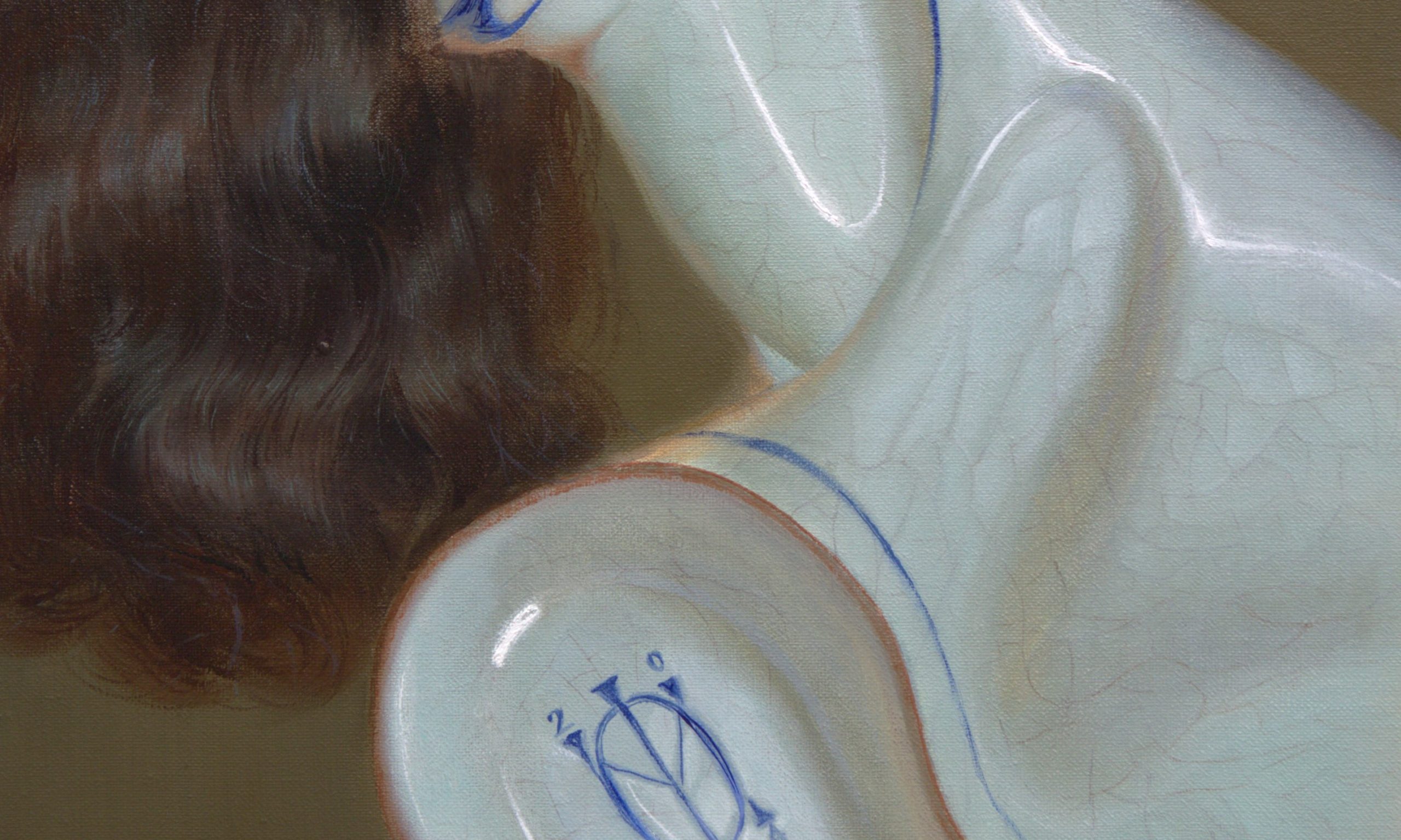 Cross my hearth and hope to die, oil on linen, 50X40cm, 2024 crop2