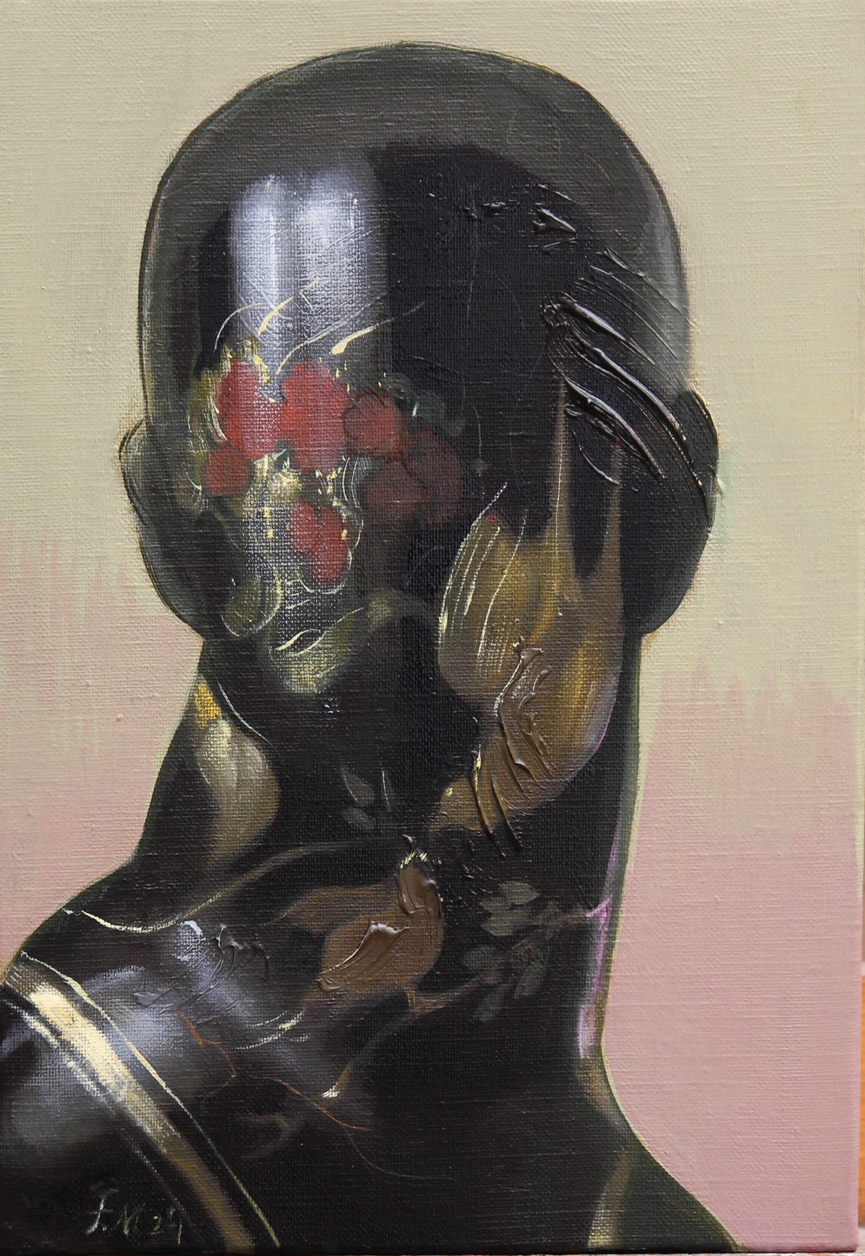 Disciple, 41X33cm, oil on linen 2024