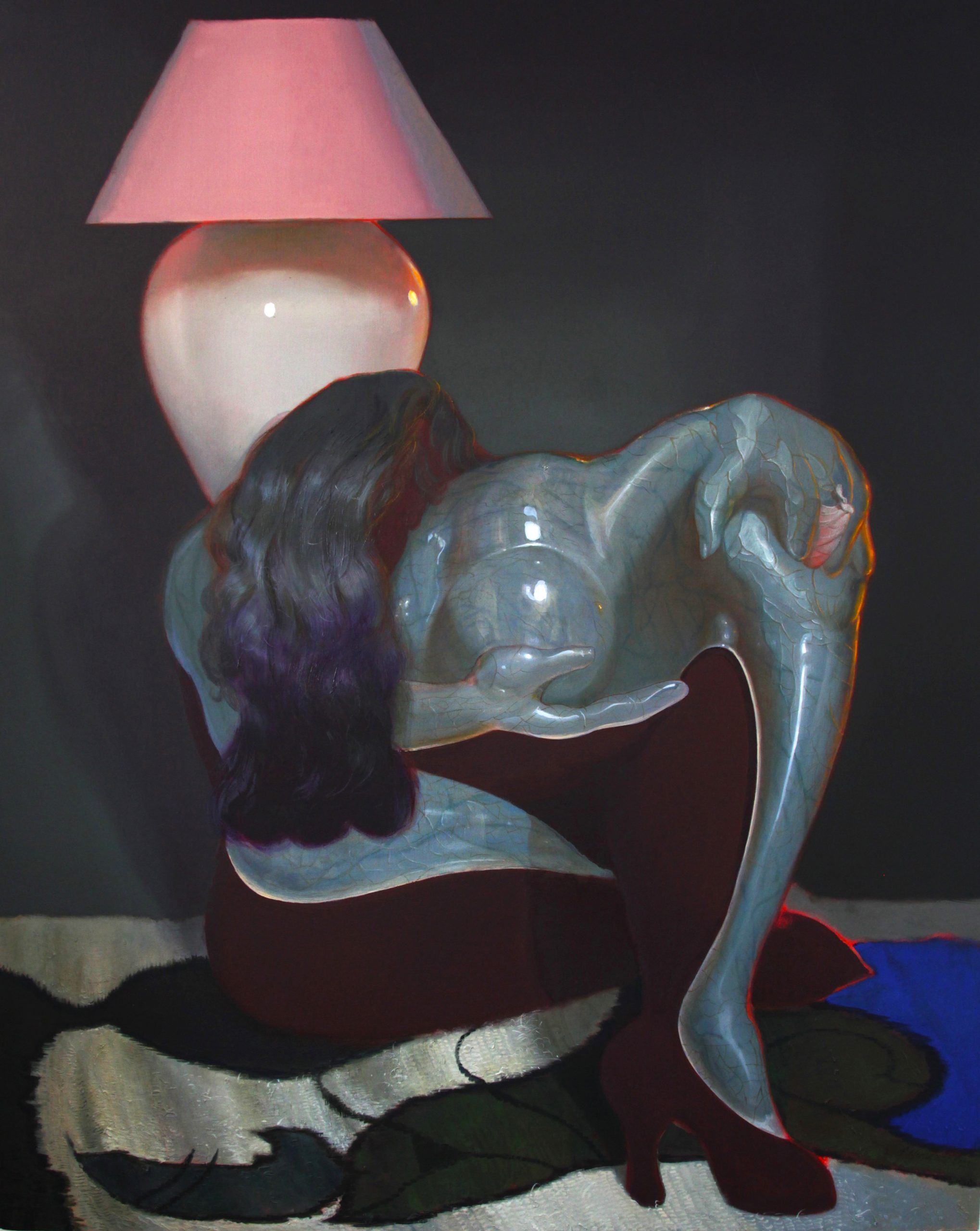 Filip-Mirazovic,-Cryo-Jenny,-oil-on-linen,-162X130cm,-2023