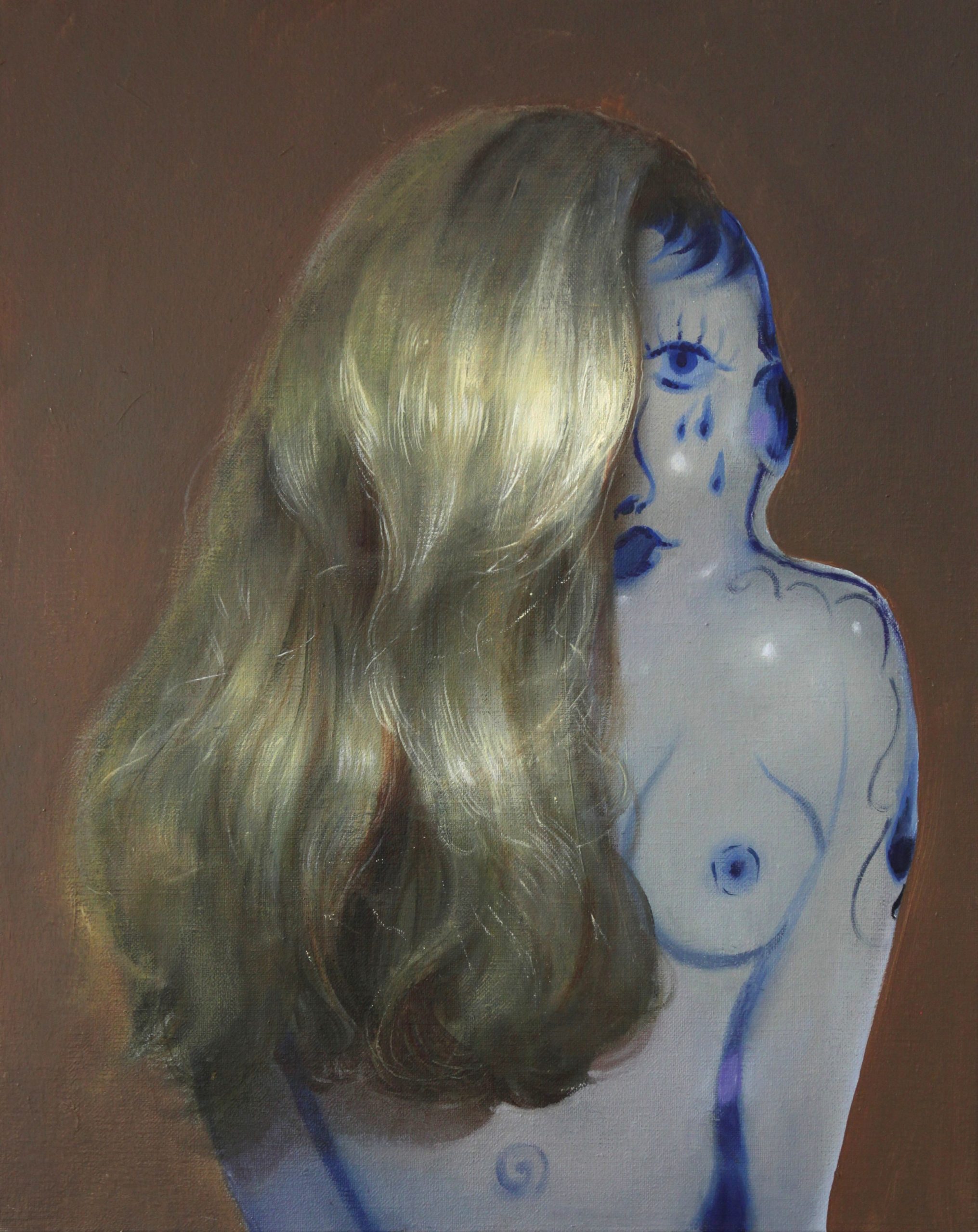 Filip-Mirazovic,-Porcelain-soul,-oil-on-canvas,-50X40cm,-2023