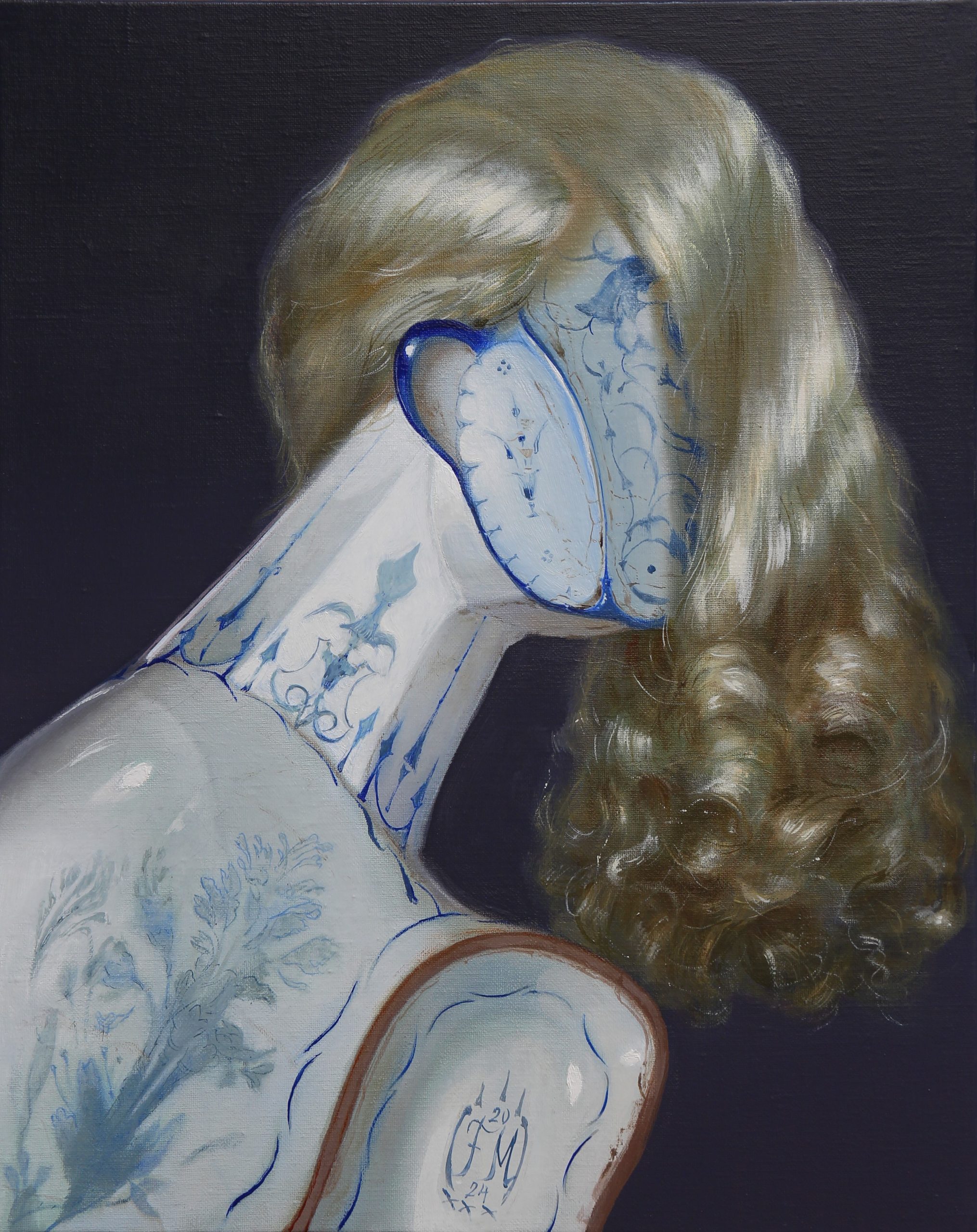 defence mechanisms, 50X40cm oil on canvas 2024